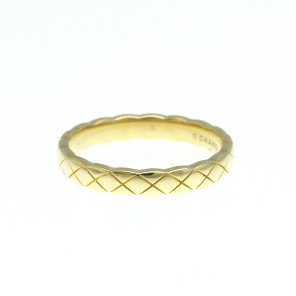 CHANEL 18k Yellow Gold Ring - Picture 3 of 9